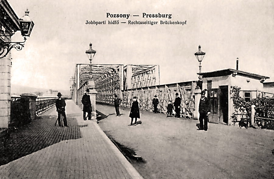 Rok 1895: Most Františka