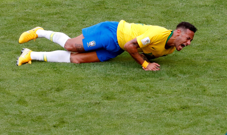 Neymar často hrá takéto