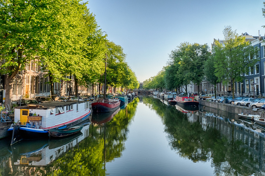 Amsterdam Canal with the