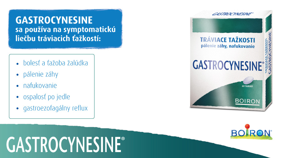 Gastrocynesine® – jednoduchá prvá