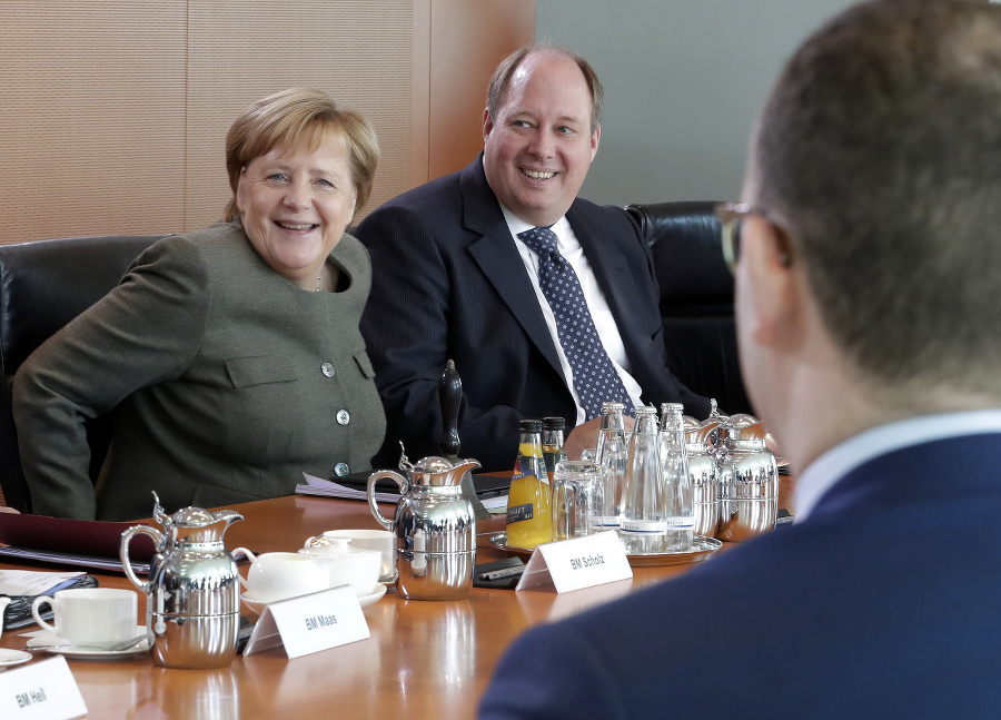 Angela Merkelová a Helge