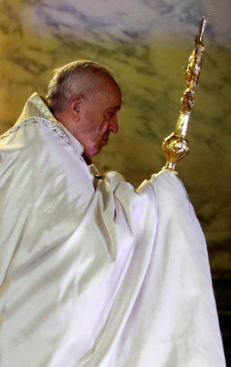 Pápež počas mimoriadneho požehnania