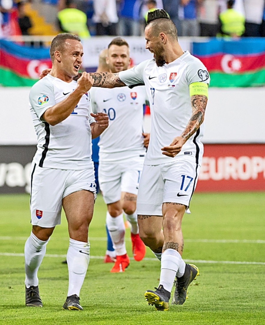 Budú sa kapitán repre Hamšík s Lobotkom takto tešiť aj v baráži?