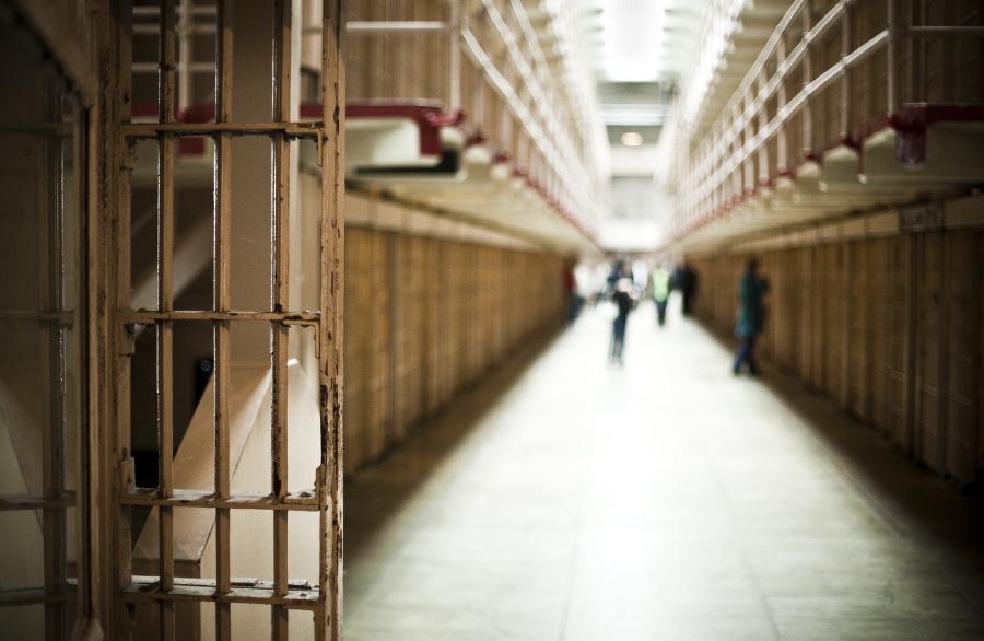 Corridor of Prison with