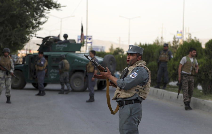 Zásah afganských ozbrojených síl.