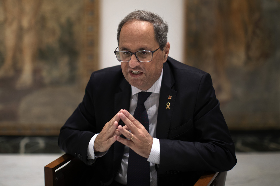 Katalánsky premiér Quim Torra