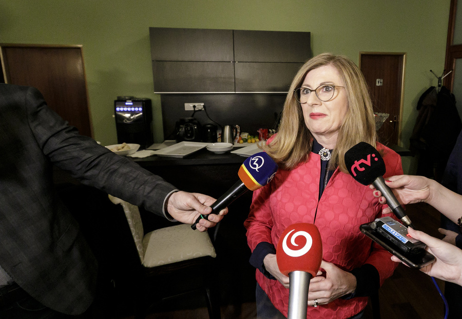 Podpredsedníčka SNS Gabriela Matečná