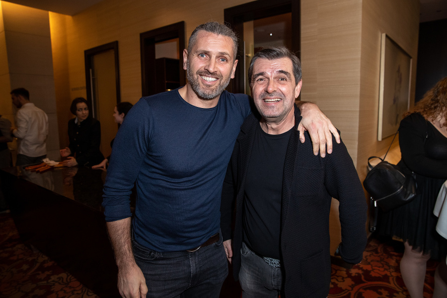 Herec René Štúr a herec Peter Kočiš
