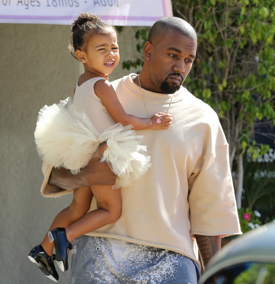 Kanye West s dcérkou