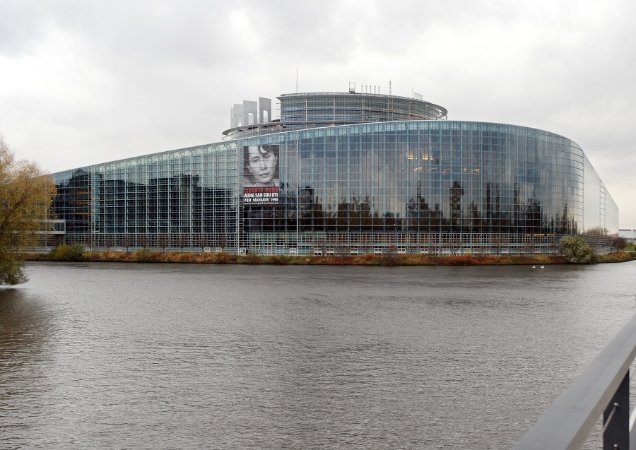 Európsky parlament v Štrasburgu.