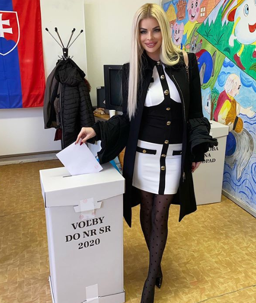 Silvia Kucherenko pri volebnej