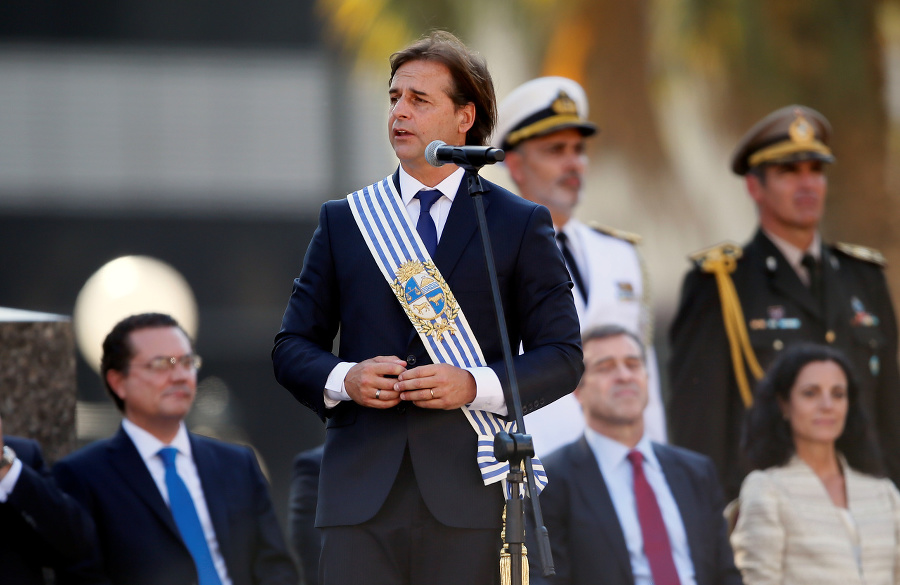 Uruguajský prezident Luis Lacalle