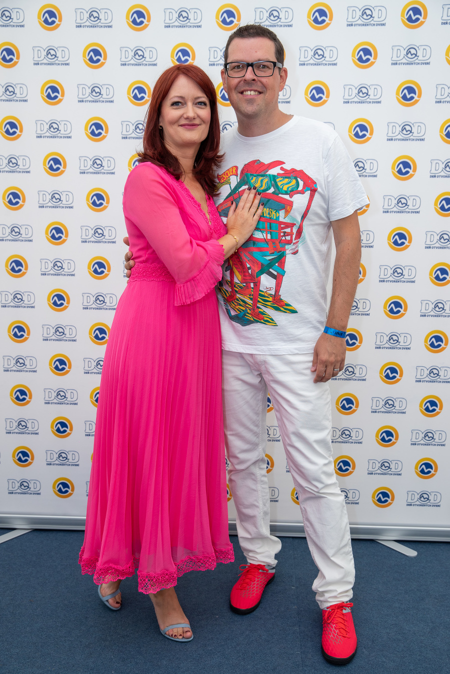 Andrea Šprochová s manželom.
