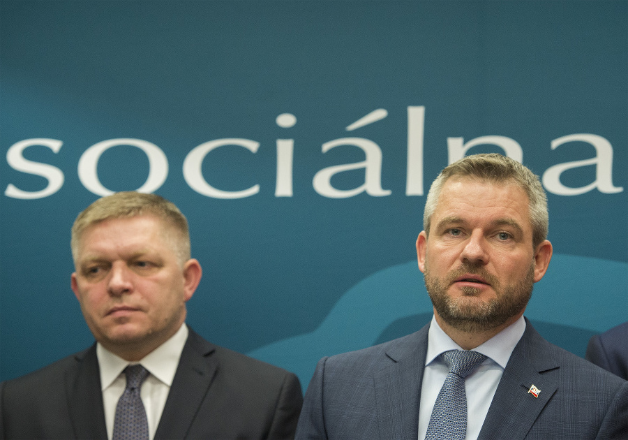 Robert Fico (vľavo) a Peter Pellegrini