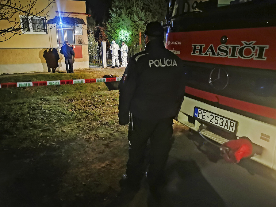 Na mieste činu zasahovala polícia aj kriminalisti.