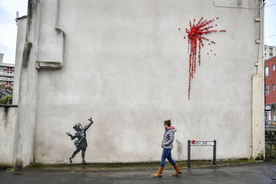 Banksyho najnovšie dielo v
