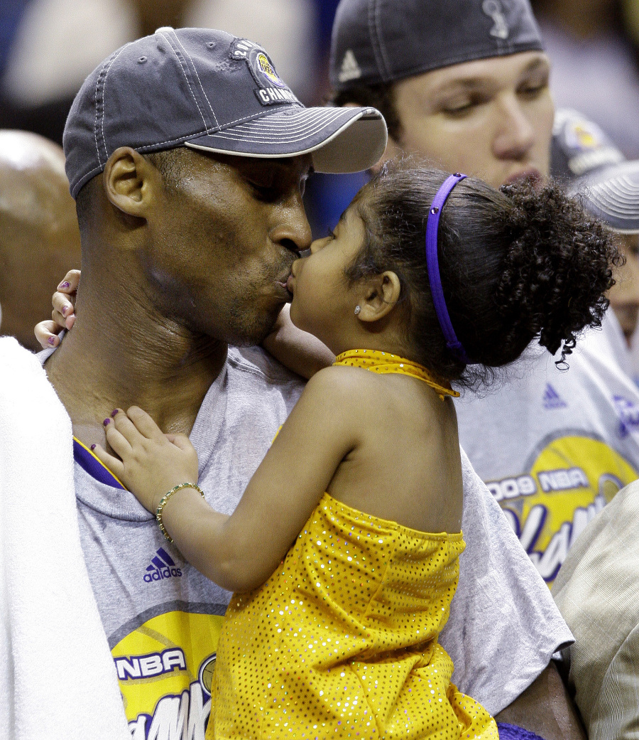 Kobe Bryant s dcérkou
