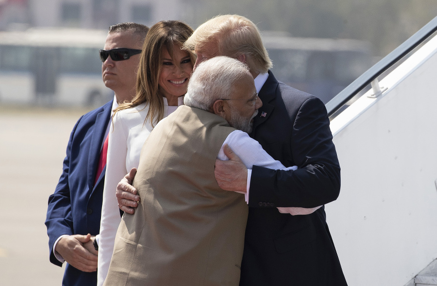 Donalda Trumpa privítal indický