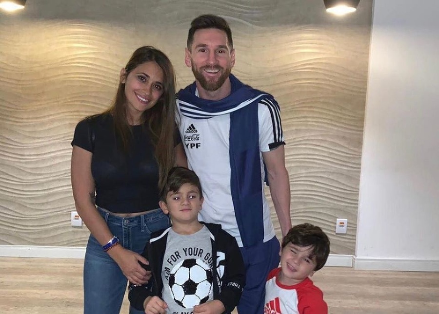 Messi s manželkou Antonellou