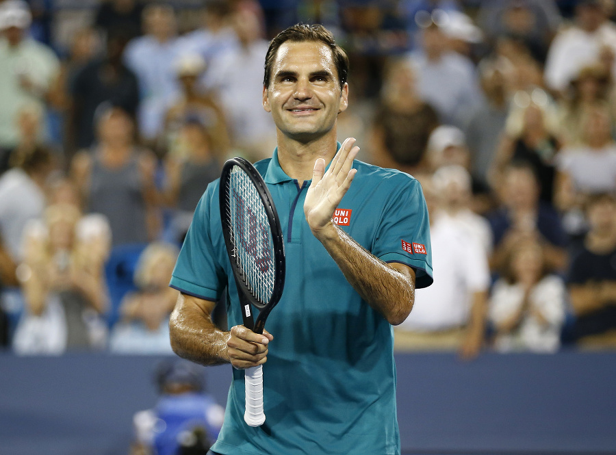Tenisová legenda Roger Federer.