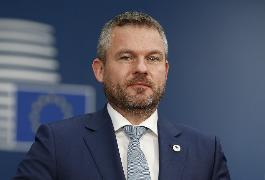  Premiér Peter Pellegrini na summite EÚ v Bruseli. 