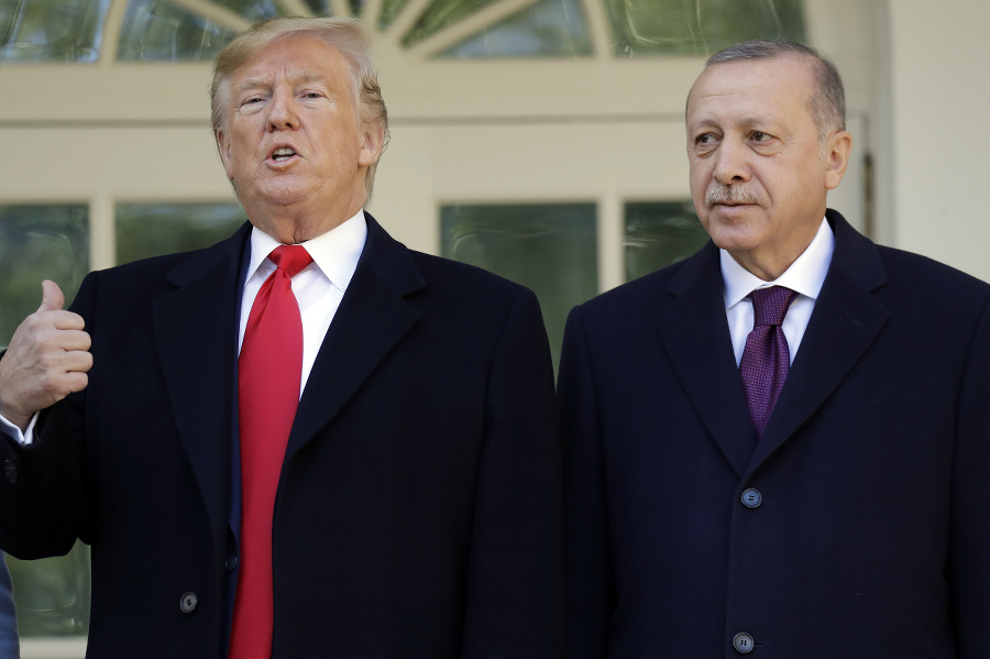 Trump privítal Erdogana v