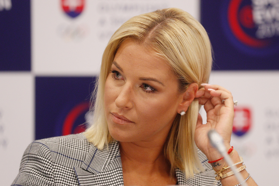 Dlhodobo zranená Dominika Cibulková.