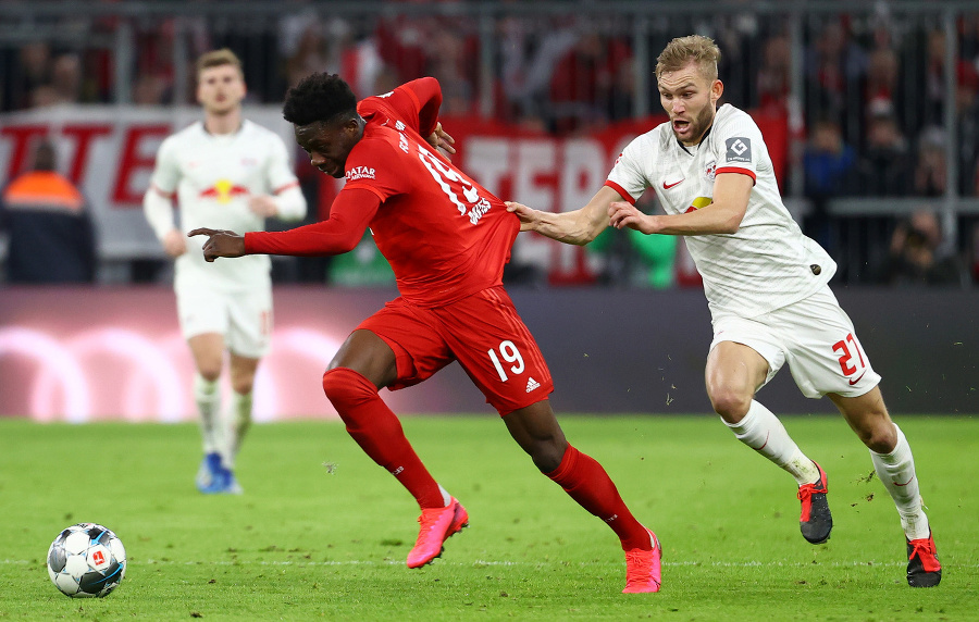 Keď Alphonso Davies (v