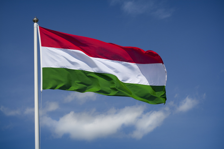 The flag of Hungary