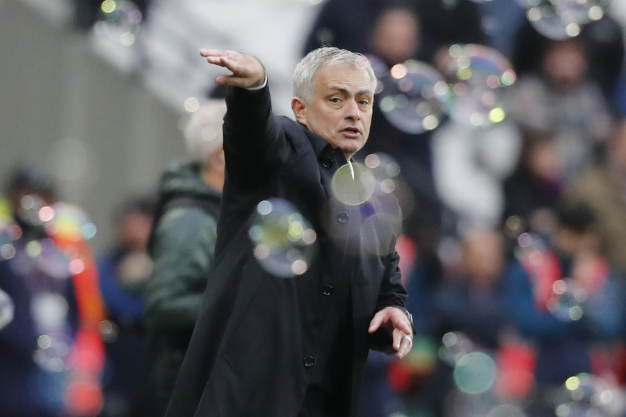 Tréner Tottenhamu Jose Mourinho