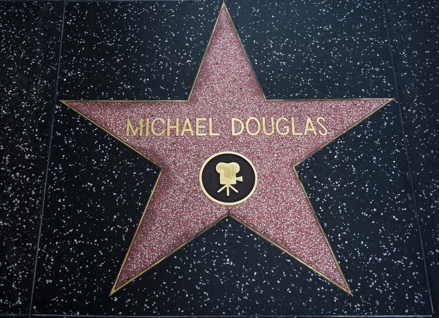 Hviezda herca Michaela Douglasa