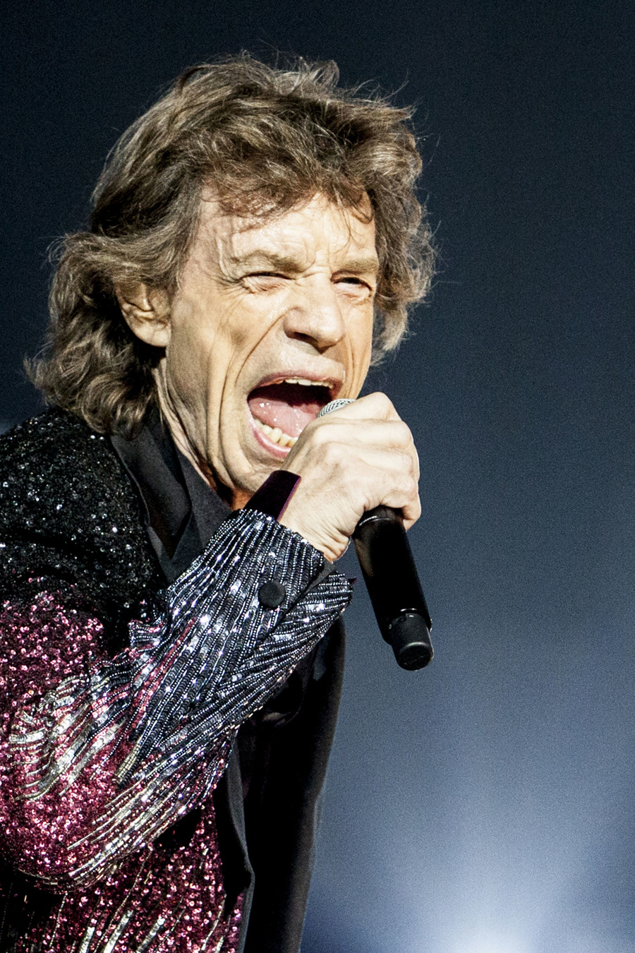 Spevák Mick Jagger