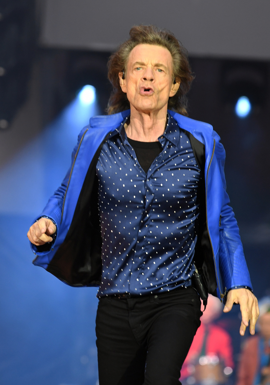 Spevák Mick Jagger