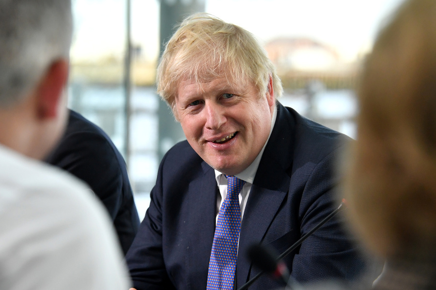 Britský premiér Boris Johnson