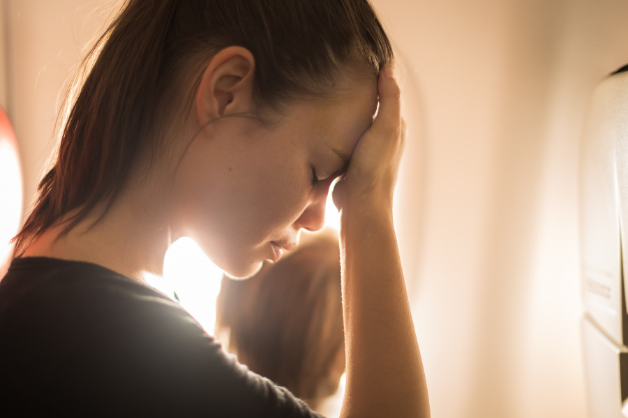 A female parent exhausted