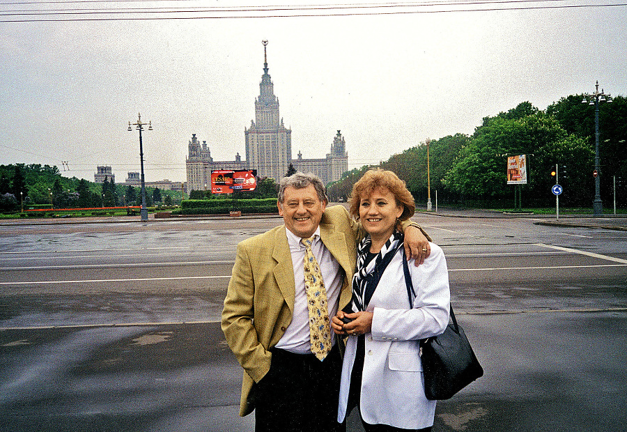 Jozef Golonka s manželkou
