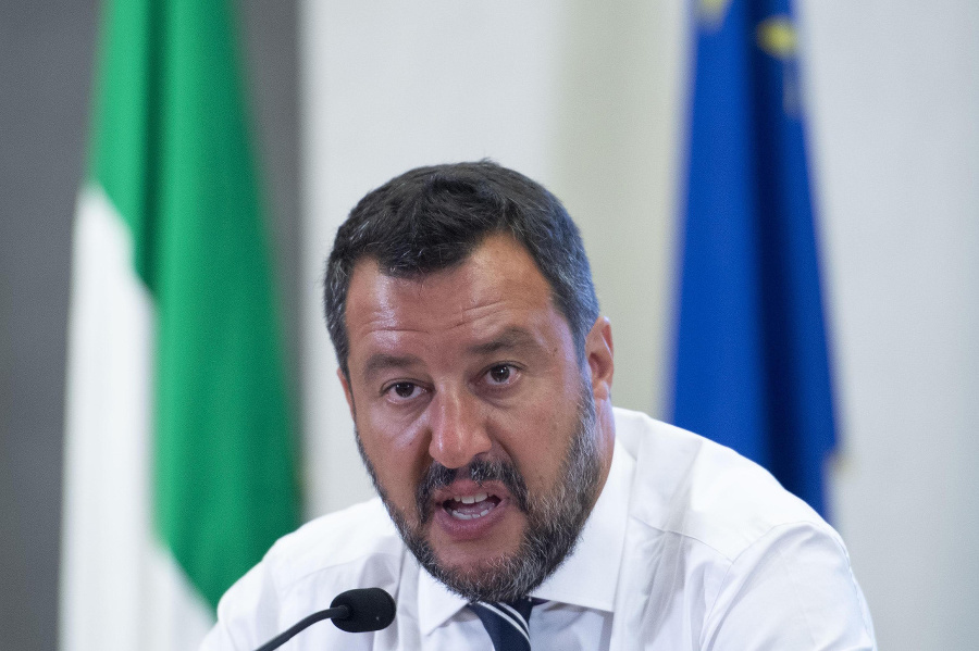 Matteo Salvini, šéf talianskej