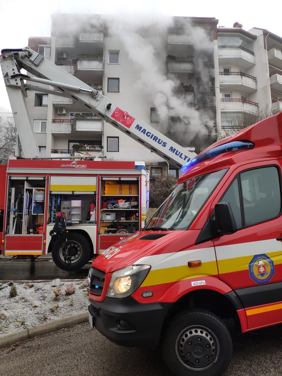 Výbuch plynu v Bratislave.