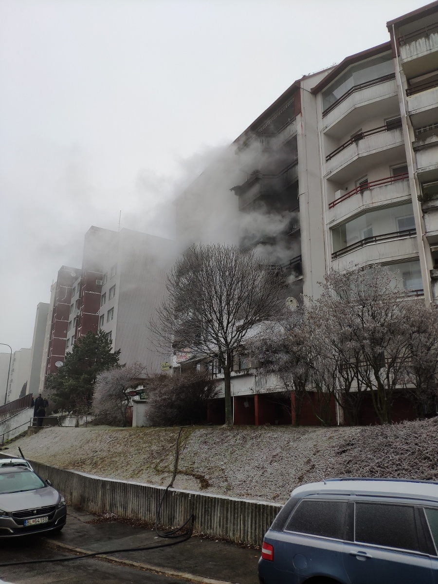 Výbuch plynu v Bratislave.