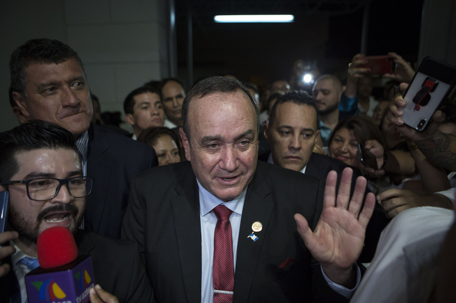 Nový prezident Guatemaly Alejandro