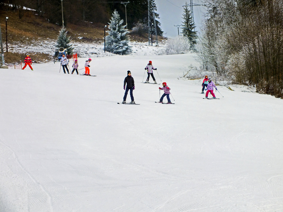 Deti z lyžiarskej školy