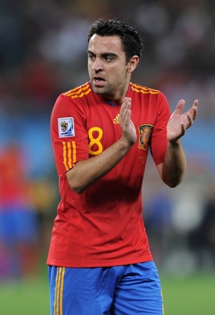 Španielsky futbalový reprezentant Xavi.