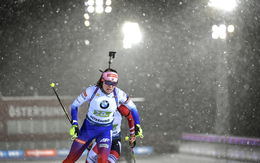 Na snímke slovenská biatlonistka Paulína Fialková.