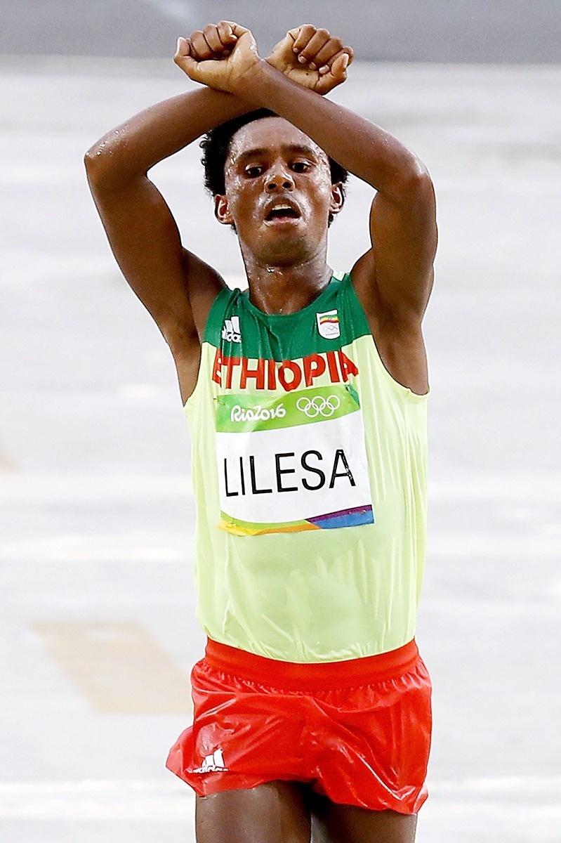 Rio 2016:Etiópsky maratónec Feyisa