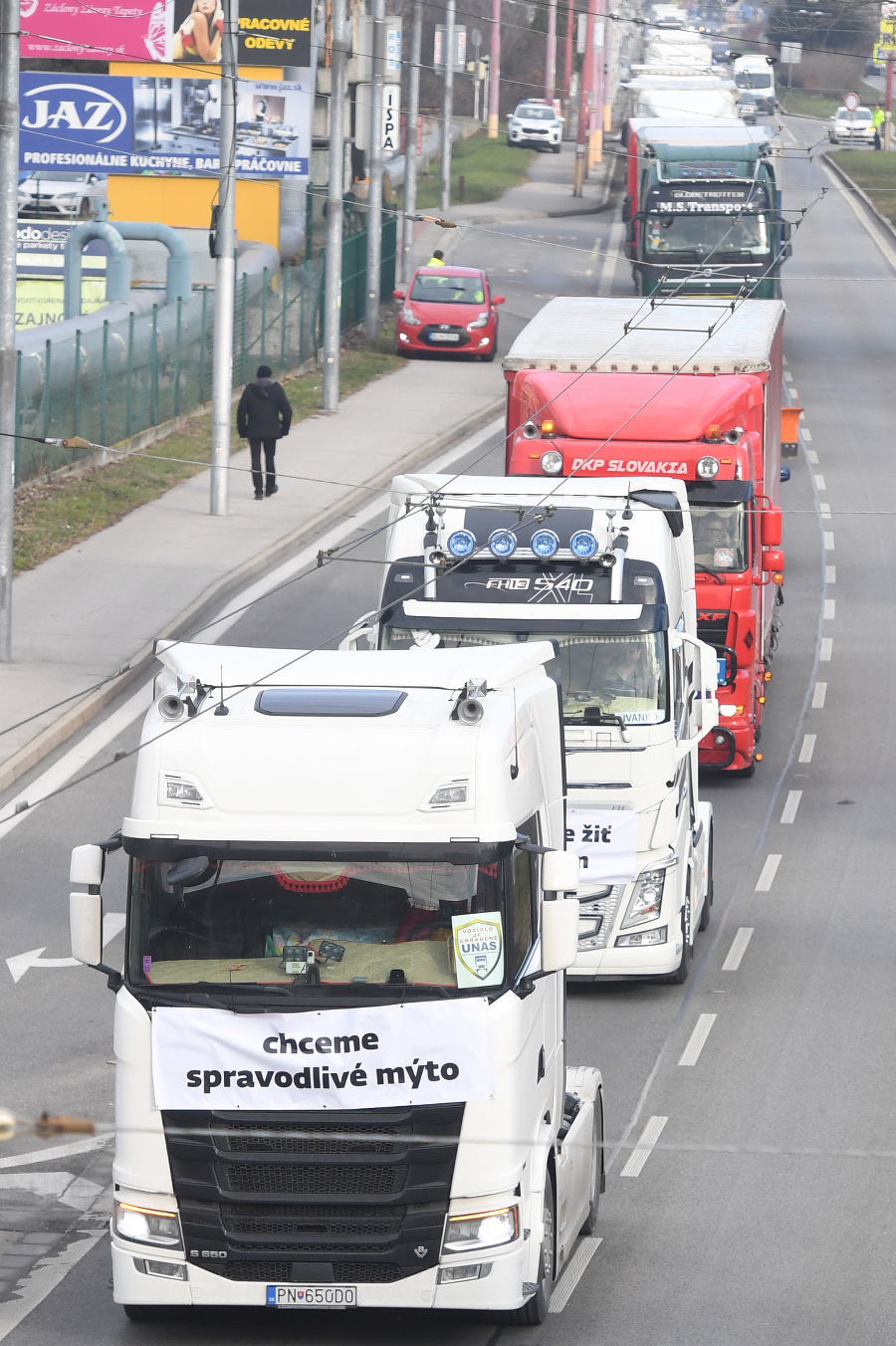 Štrajk Únie autodopravcov Slovenska