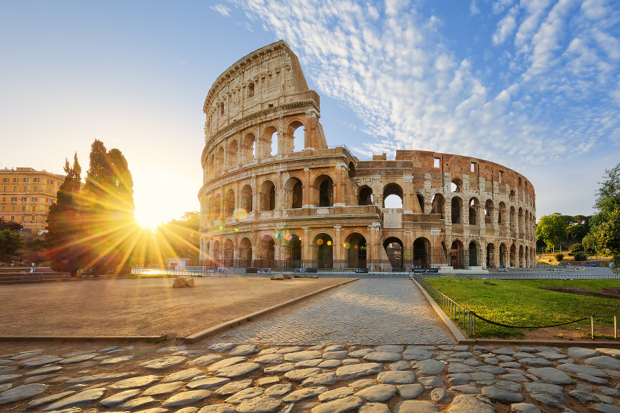 View of Colosseum in