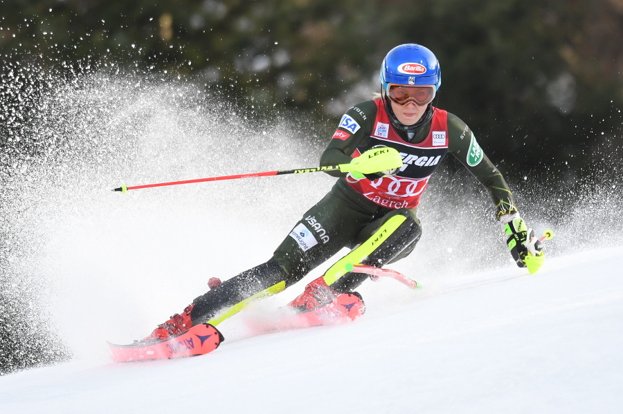 Mikaela Shiffrinová v prvom