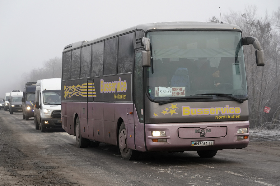 Autobus s proruskými väzňami