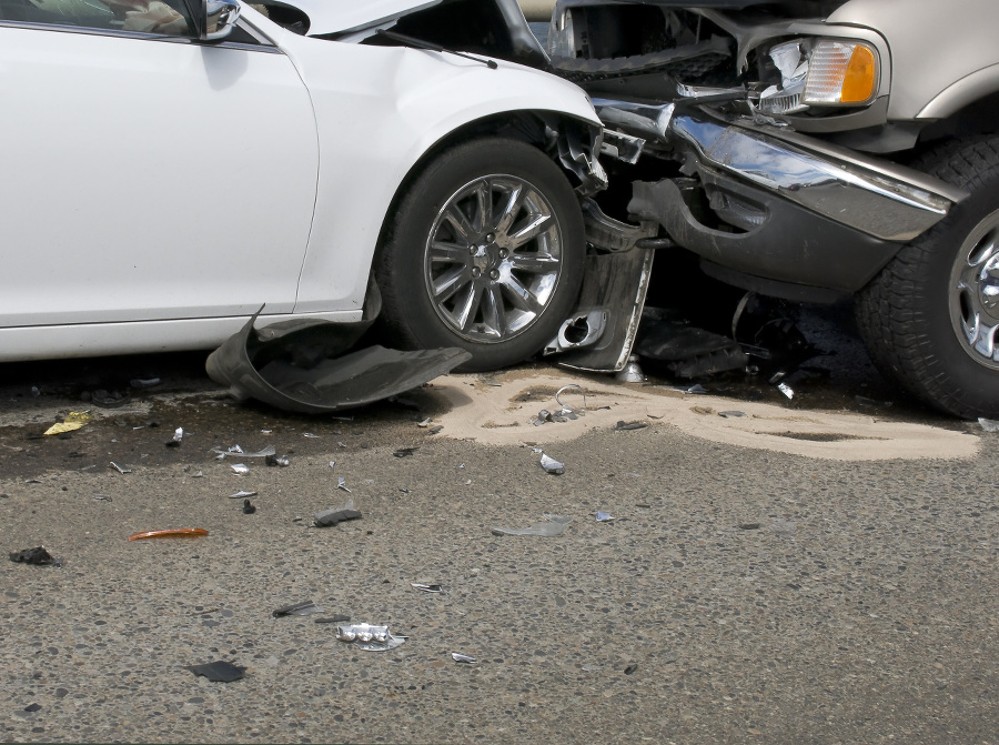 An auto accident leaves