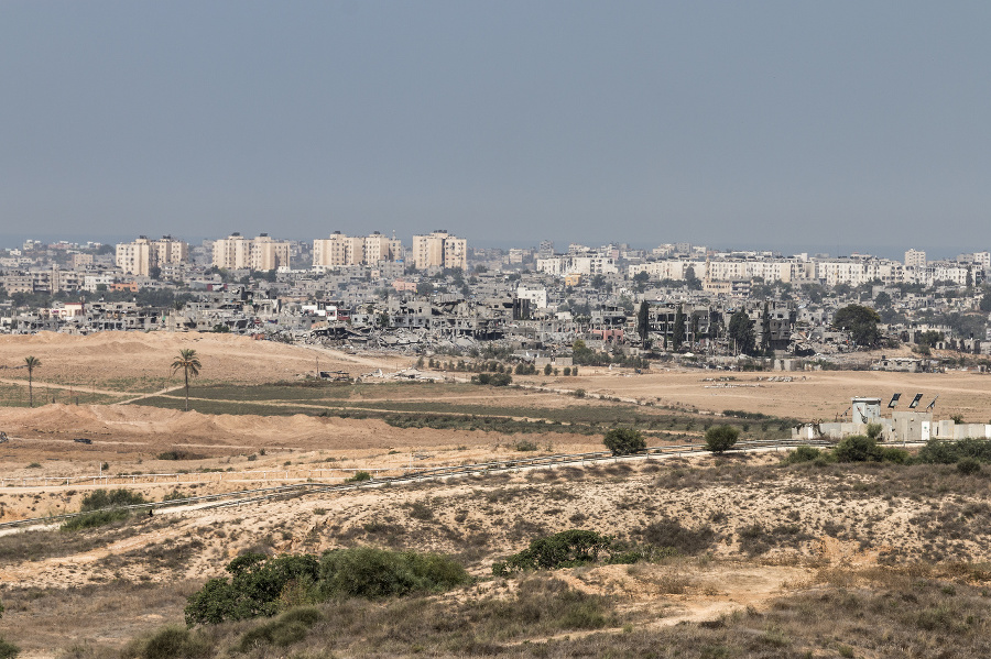 A view into Gaza